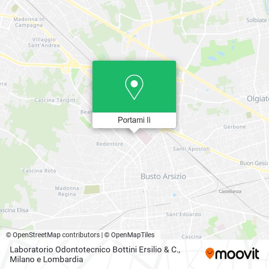 Mappa Laboratorio Odontotecnico Bottini Ersilio & C.