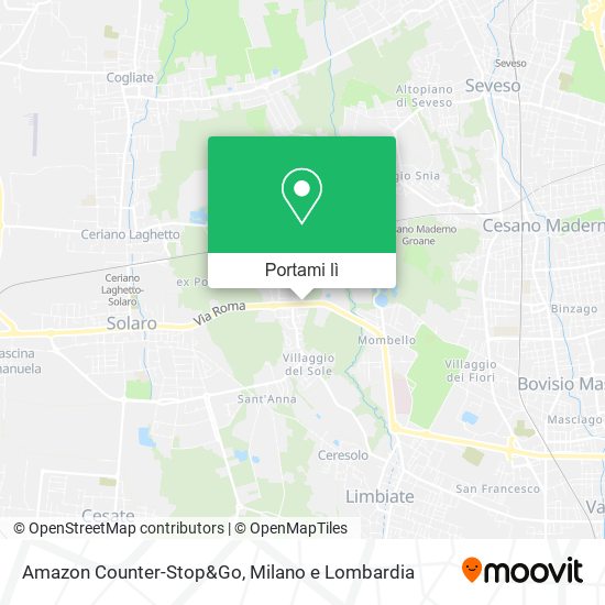 Mappa Amazon Counter-Stop&Go
