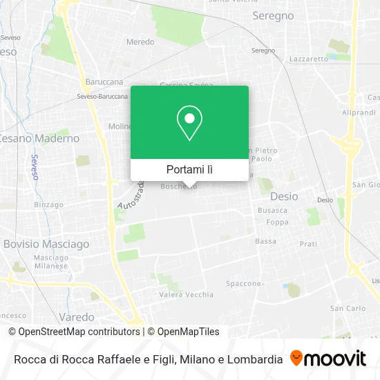 Mappa Rocca di Rocca Raffaele e Figli
