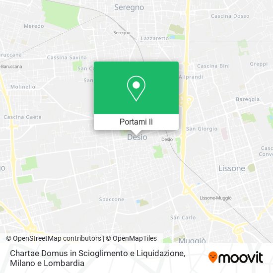 Mappa Chartae Domus in Scioglimento e Liquidazione