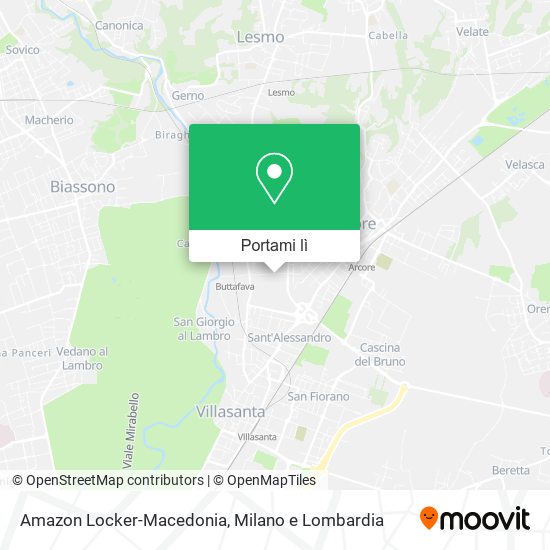 Mappa Amazon Locker-Macedonia