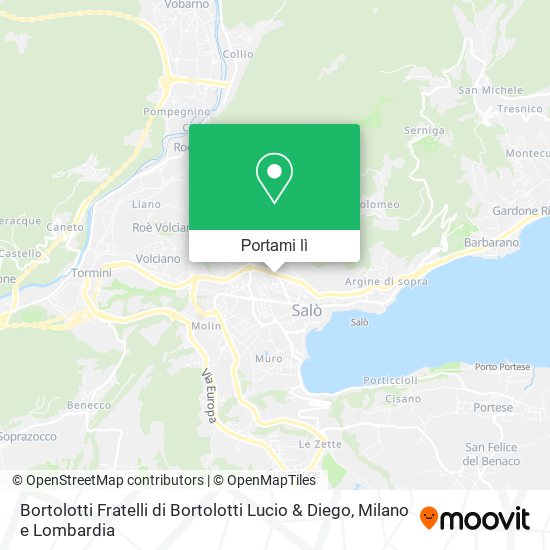 Mappa Bortolotti Fratelli di Bortolotti Lucio & Diego