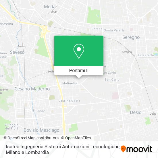 Mappa Isatec Ingegneria Sistemi Automazioni Tecnologiche
