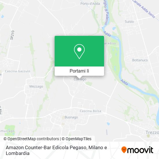 Mappa Amazon Counter-Bar Edicola Pegaso