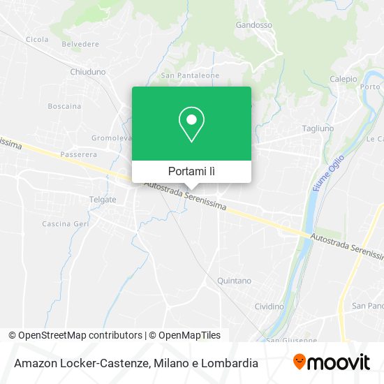 Mappa Amazon Locker-Castenze
