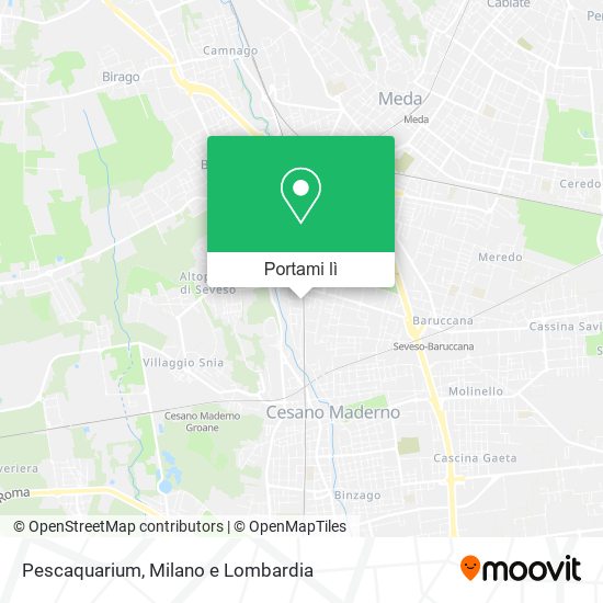 Mappa Pescaquarium