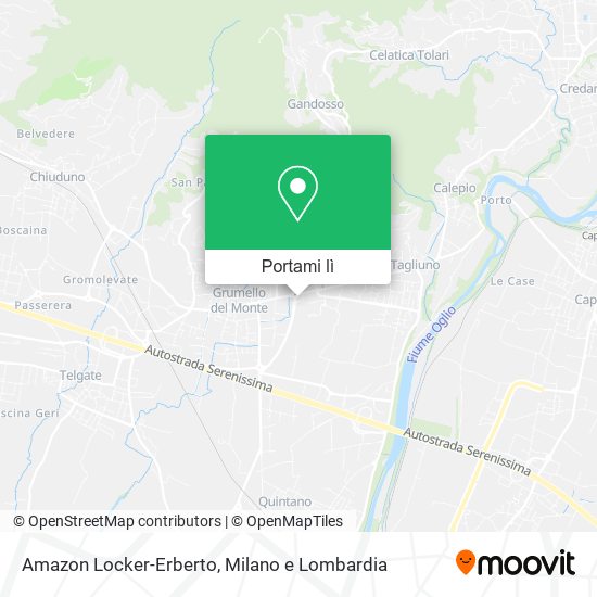 Mappa Amazon Locker-Erberto