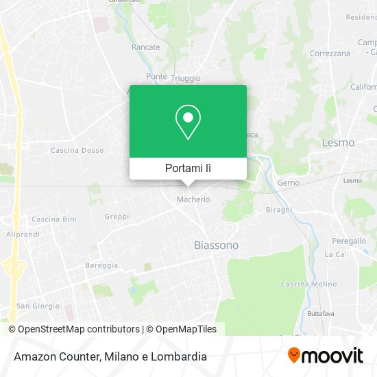 Mappa Amazon Counter