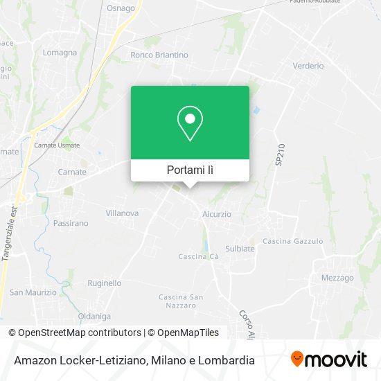 Mappa Amazon Locker-Letiziano