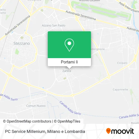 Mappa PC Service Millenium