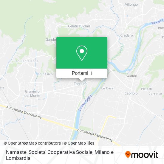 Mappa Namaste' Societa' Cooperativa Sociale