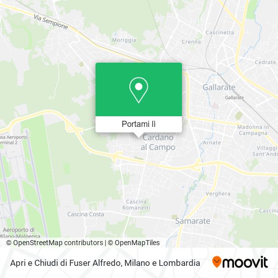 Mappa Apri e Chiudi di Fuser Alfredo