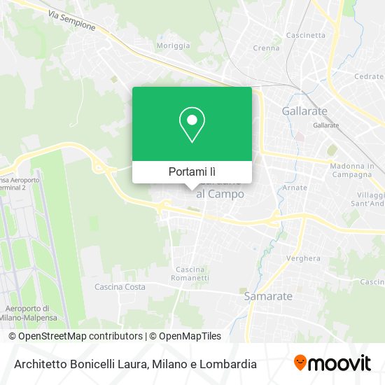 Mappa Architetto Bonicelli Laura