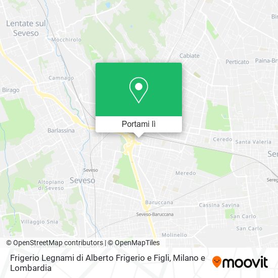 Mappa Frigerio Legnami di Alberto Frigerio e Figli