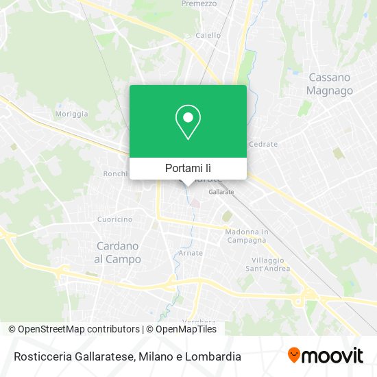 Mappa Rosticceria Gallaratese
