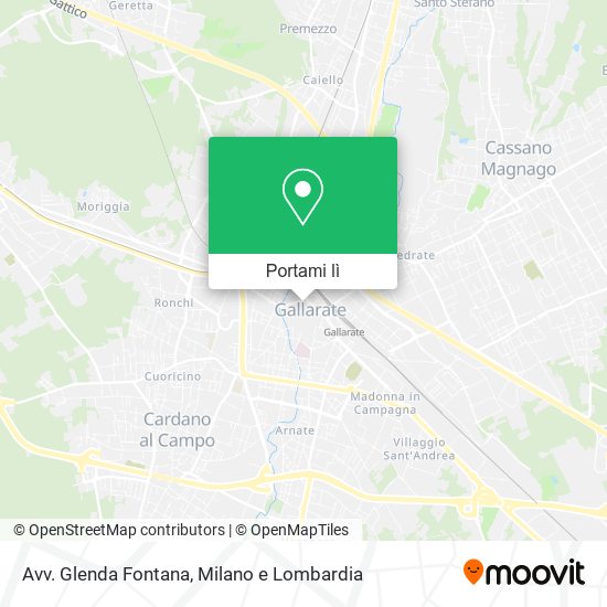 Mappa Avv. Glenda Fontana