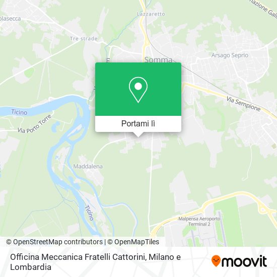 Mappa Officina Meccanica Fratelli Cattorini