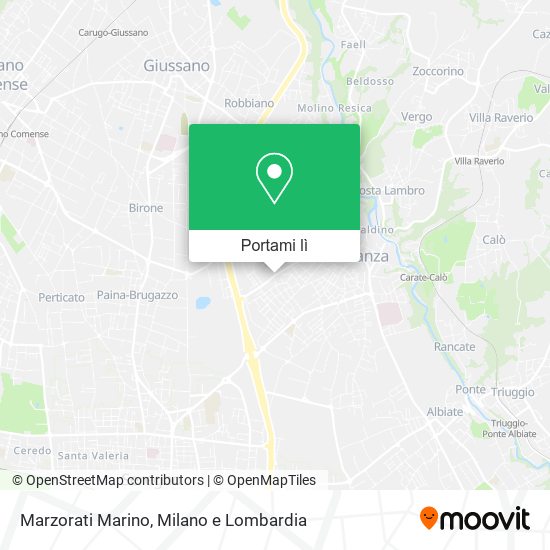 Mappa Marzorati Marino