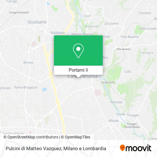 Mappa Pulcini di Matteo Vazquez
