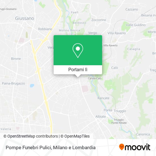 Mappa Pompe Funebri Pulici