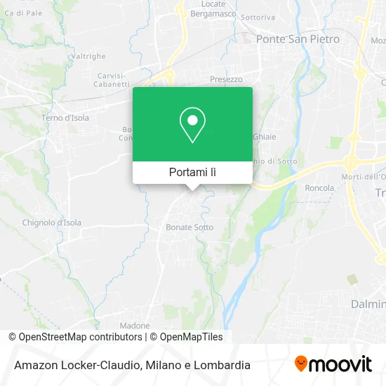 Mappa Amazon Locker-Claudio