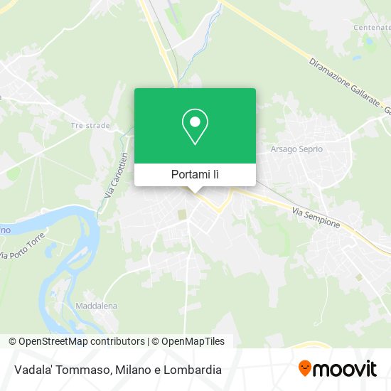 Mappa Vadala' Tommaso
