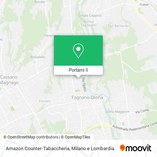 Mappa Amazon Counter-Tabaccheria