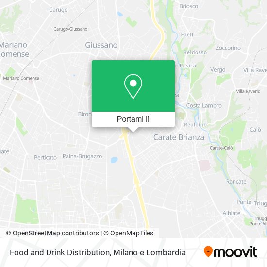 Mappa Food and Drink Distribution