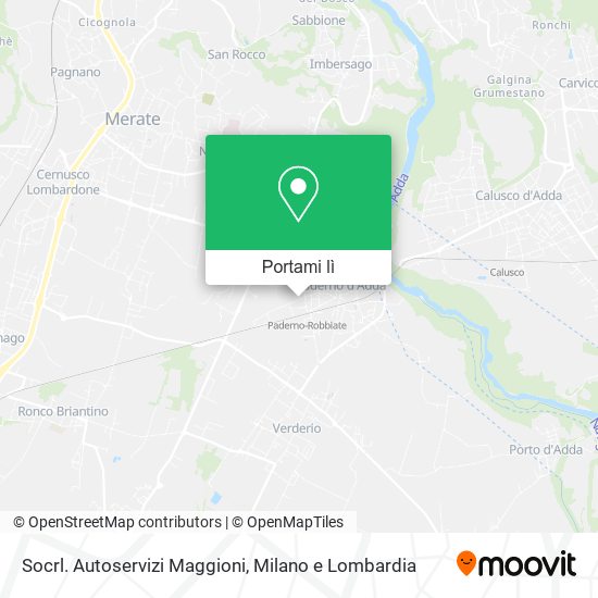 Mappa Socrl. Autoservizi Maggioni