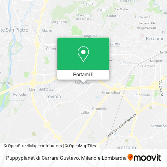Mappa Puppyplanet di Carrara Gustavo
