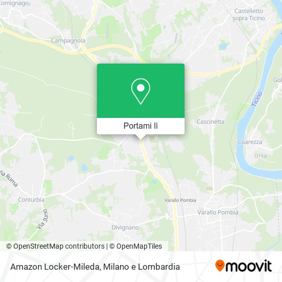 Mappa Amazon Locker-Mileda