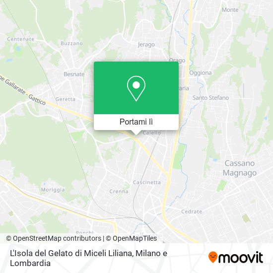 Mappa L'Isola del Gelato di Miceli Liliana