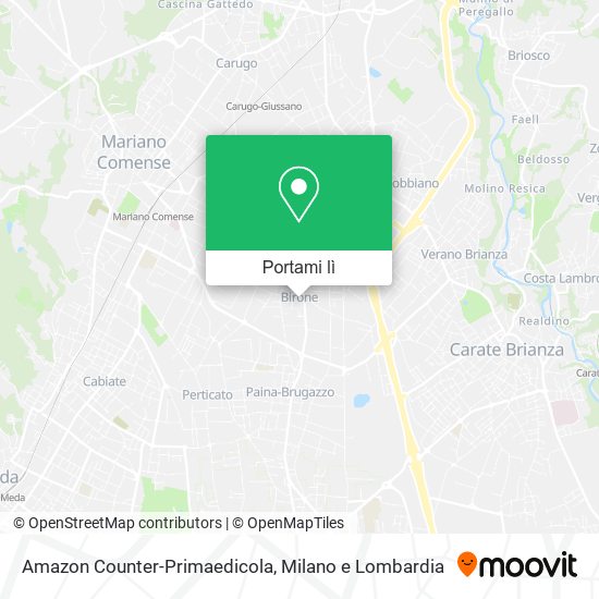 Mappa Amazon Counter-Primaedicola