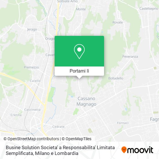 Mappa Busine Solution Societa' a Responsabilita' Limitata Semplificata