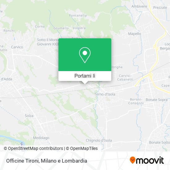 Mappa Officine Tironi