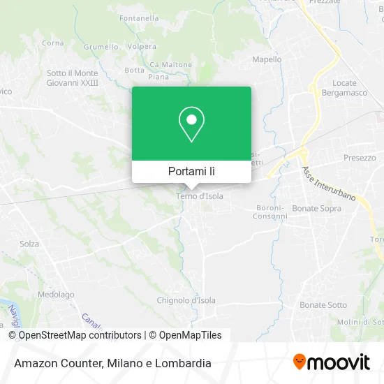Mappa Amazon Counter
