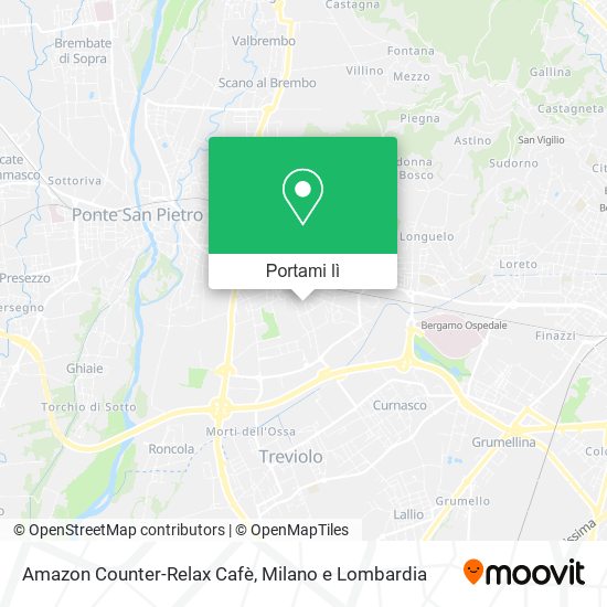 Mappa Amazon Counter-Relax Cafè