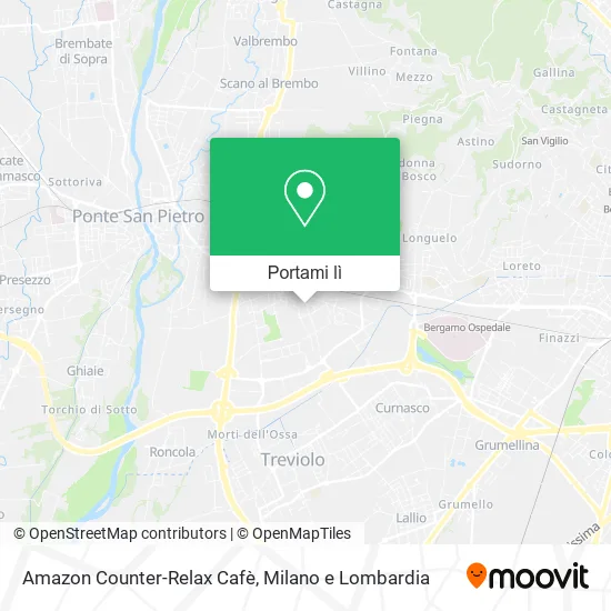 Mappa Amazon Counter-Relax Cafè