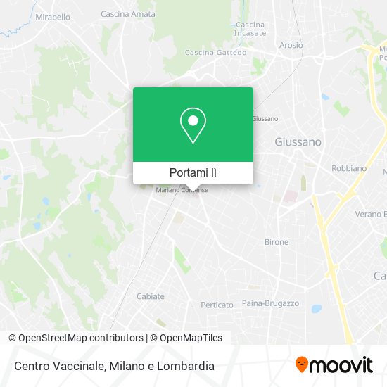 Mappa Centro Vaccinale