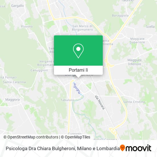 Mappa Psicologa Dra Chiara Bulgheroni