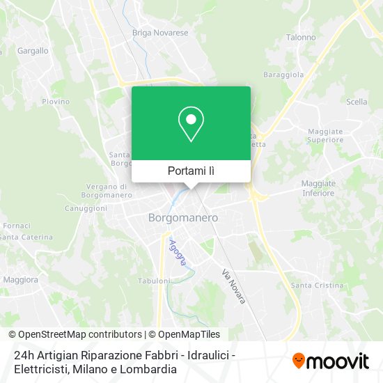 Mappa 24h Artigian Riparazione Fabbri - Idraulici - Elettricisti