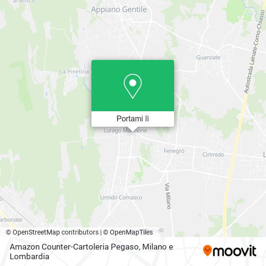 Mappa Amazon Counter-Cartoleria Pegaso