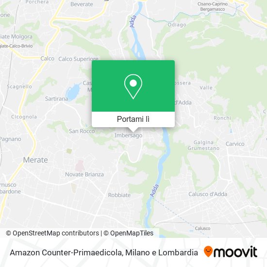 Mappa Amazon Counter-Primaedicola