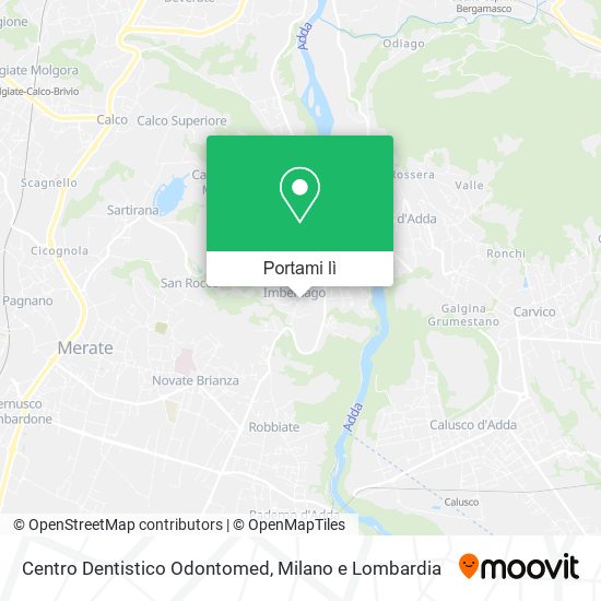 Mappa Centro Dentistico Odontomed