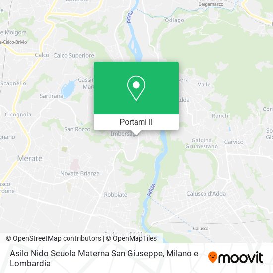 Mappa Asilo Nido Scuola Materna San Giuseppe