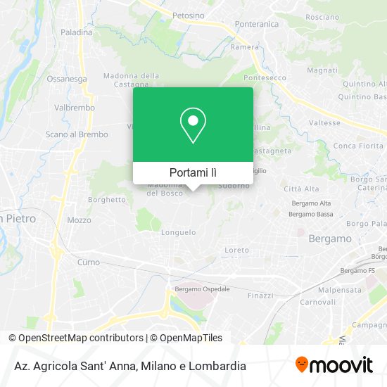 Mappa Az. Agricola Sant' Anna