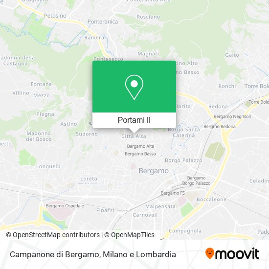 Mappa Campanone di Bergamo