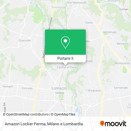 Mappa Amazon Locker-Ferma
