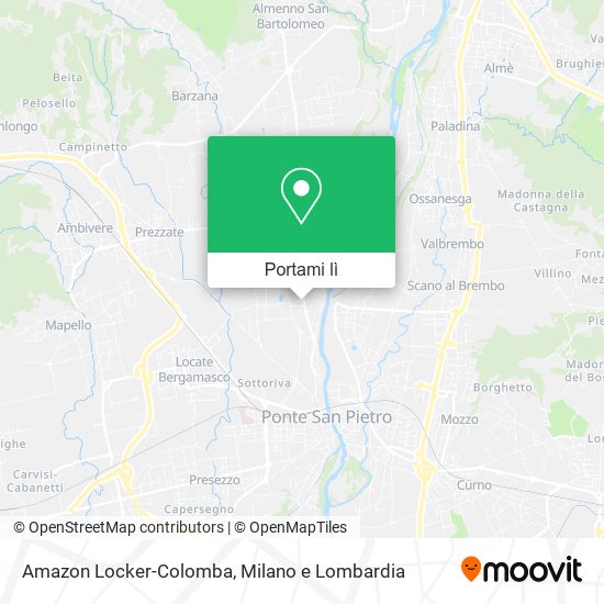 Mappa Amazon Locker-Colomba