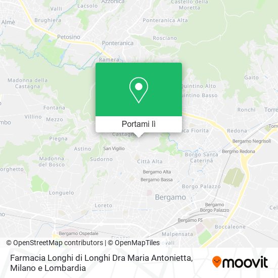 Mappa Farmacia Longhi di Longhi Dra Maria Antonietta